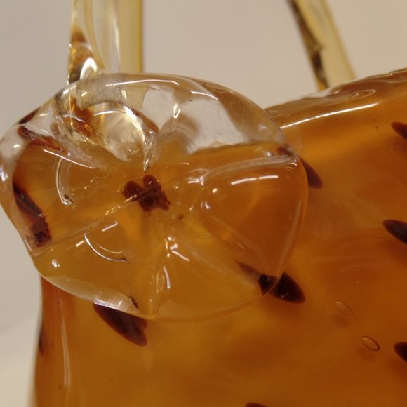 GLASS PURSE-HAND BLOWN VERY ATTRACTIVE-PERFECT CON - Picture 9 of 12